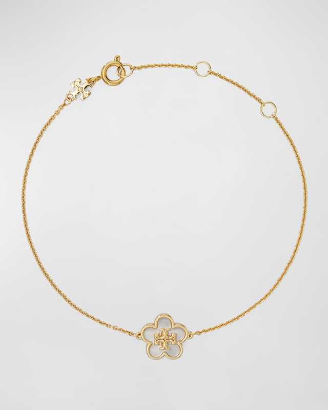 Kira Mother-of-Pearl Flower Bracelet